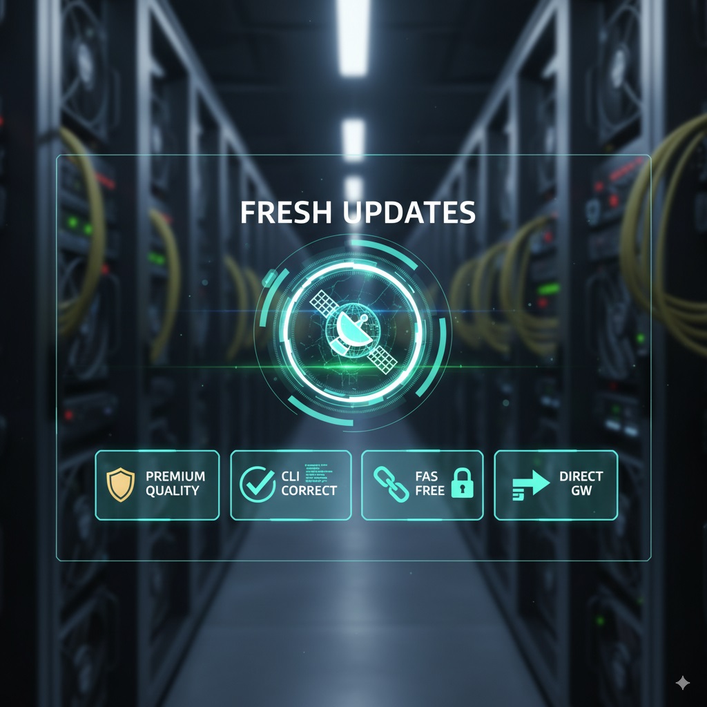 📡 Fresh updates – Premium Quality, CLI Correct, FAS Free & Direct GW