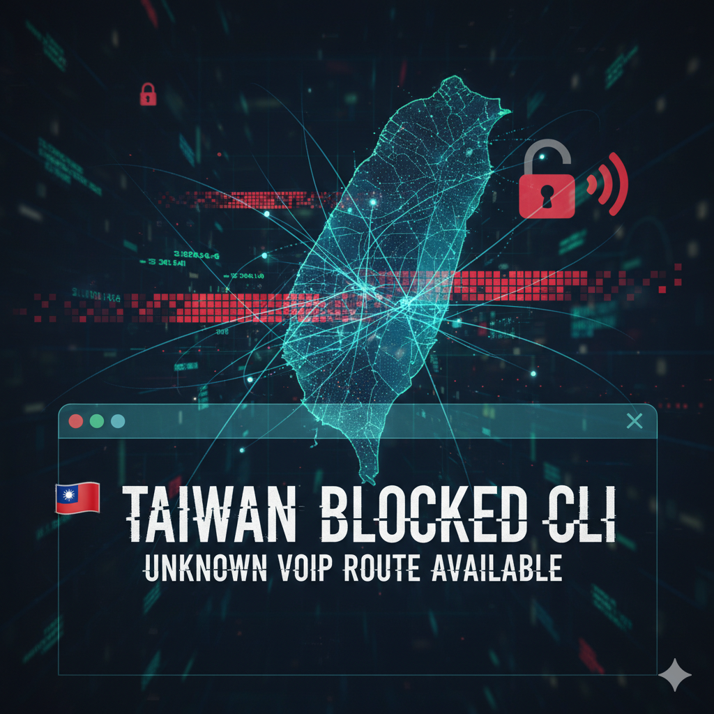Taiwan Blocked CLI Route
