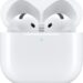 Apple AirPods 4 wireless Bluetooth earbuds, Active Noise Cancellation Apple AirPods, personalized spatial audio earbuds, USB-C and wireless charging AirPods, H2 chip high-fidelity Apple AirPods